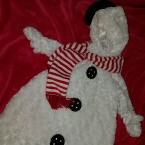 snowman costume for baby girl/boy 0-9M